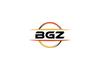 Bgz letter royalty ellipse shape logo bgz brush art logo bgz logo for a company business and commercial use vector